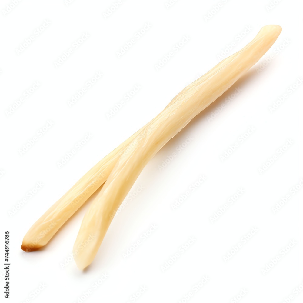 a vanilla stickt, studio light , isolated on white background a vanilla stickt, studio light , isolated on white background