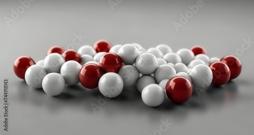  Vibrant balls in a cluster, perfect for a festive or playful scene © vivekFx