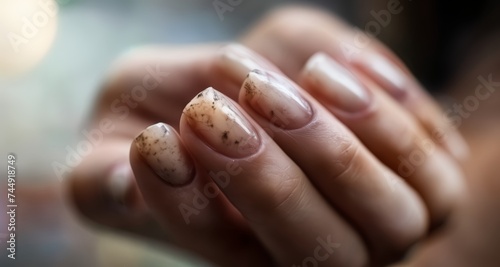 Elegant nails with a touch of grime  a symbol of urban sophistication