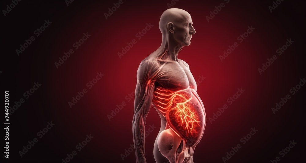 Human anatomy in 3D, with a focus on the muscular and circulatory systems Human anatomy in 3D, with a focus on the muscular and circulatory systems