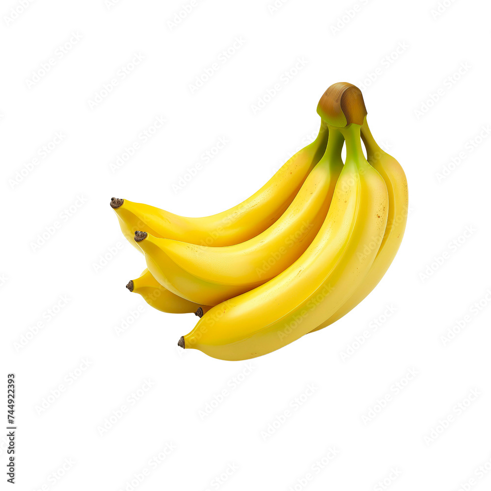 Bunch of bananas isolated on white background with clipping path and full depth of field. Bunch of bananas isolated on white background with clipping path and full depth of field.