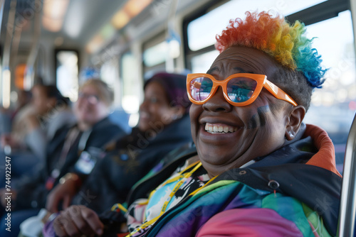 Metro Pride: Vibrant and Inclusive Gathering of People Celebrating Equality and Freedom