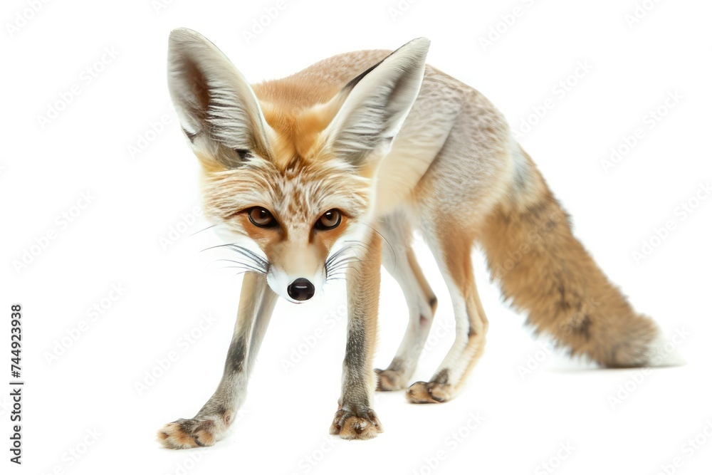 Fototapeta premium red fox Vulpes 4 years old standing