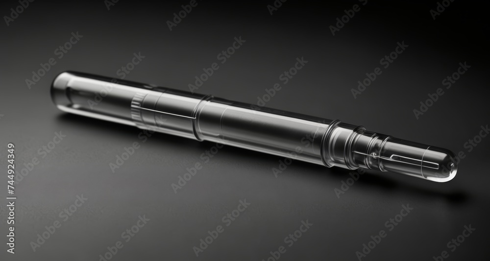  Modern sleek vape pen on dark surface