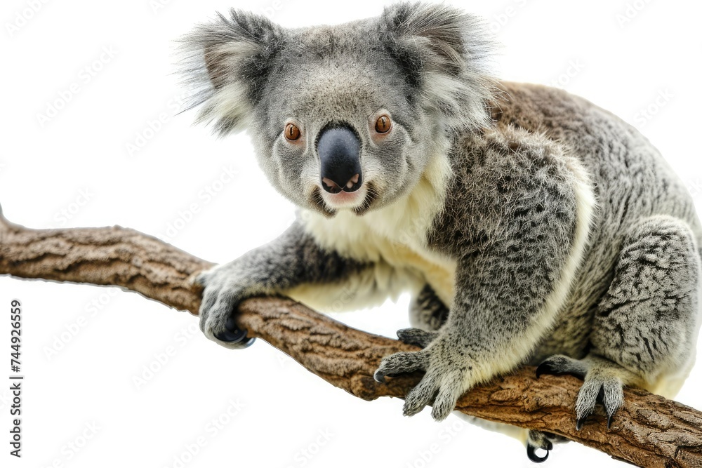 Naklejka premium koala on a branch