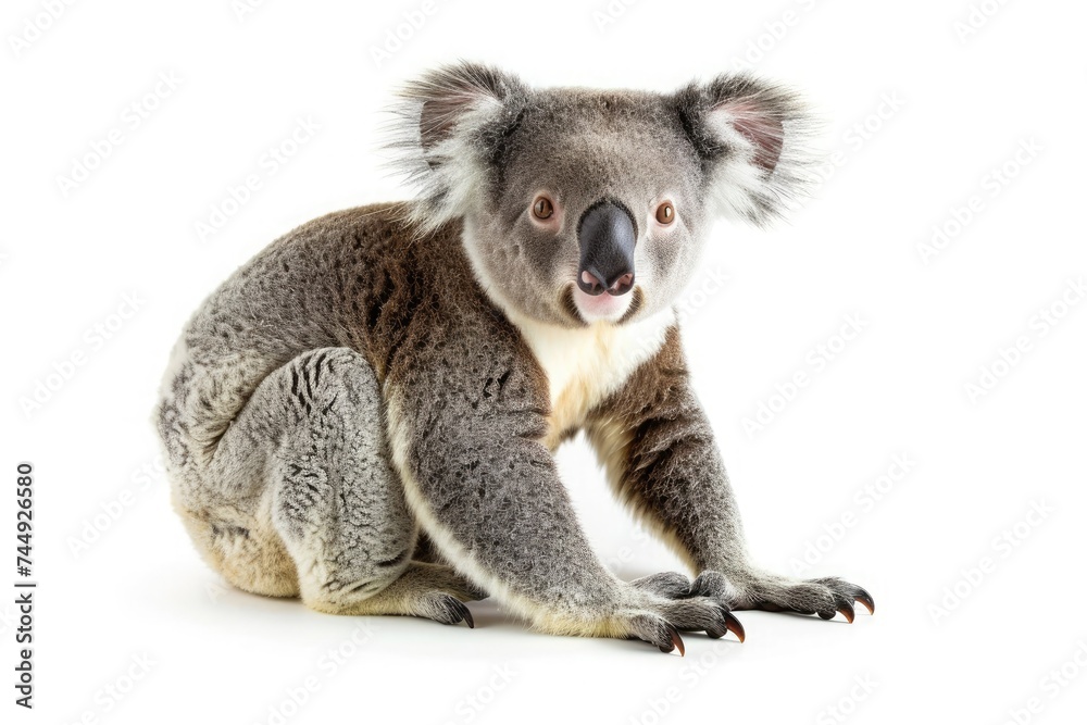 Naklejka premium koala on a branch