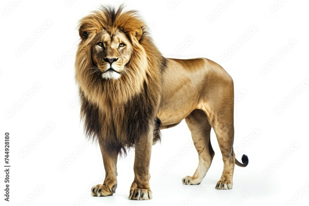 Obraz premium lion isolated on white