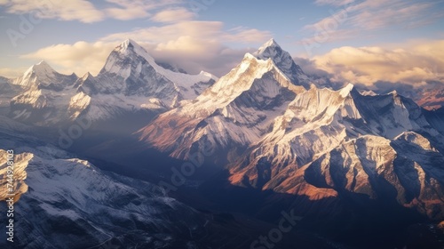 Himalayas mountain landscape. Nepal.