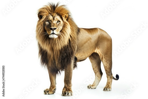 lion isolated on white