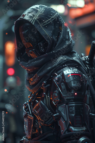 Character concept for epic science fiction story, novel, video game, or movie