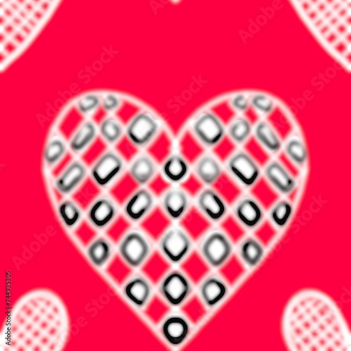 love valentines hearts seamless abstract pattern background fabric fashion design print wrapping paper digital illustration art texture textile wallpaper apparel 