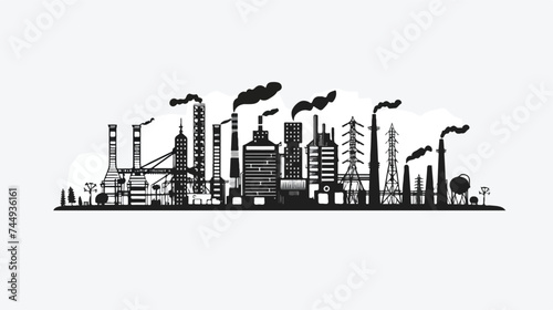 Industry design vector isolated on white background