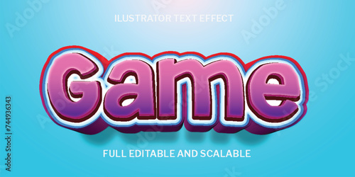 text effect ilustration, text effect ilustration skecth, skecth font text ilustration