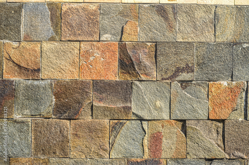 Granite stone wall texture