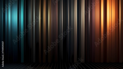 Colorful Abstract Lines Illusion Background