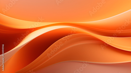 Abstract background with flowing orange waves design,vibrant digital orange background illustration modern abstract, design technology, web bright vibrant digital orange background,3d 