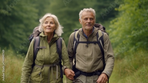 Mature Couple On Country Walk