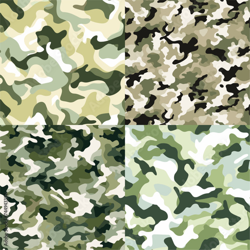 "Camouflage Pattern". simple minimalist isolated in white background vector illustration