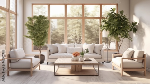 Sleek Sunlit Oasis Design a minimalist sunroom with clean lines