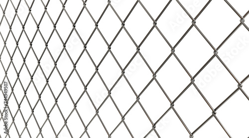 The Future of Industry: This 3D illustration of steel wire mesh, isolated on a transparent background, symbolizes the potential of innovative solutions for the future of industrial landscapes.