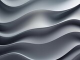 Abstract Wavy Background in Gray. Generative AI