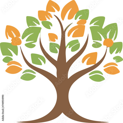 Set of trees 3d vector icons. Collection of green trees on white background. Design elements. Vector illustration in cartoon style.