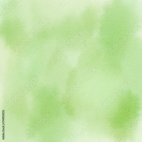 Soft green abstract watercolor texture background vector