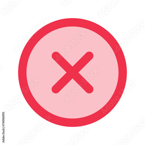 close outline fill icon