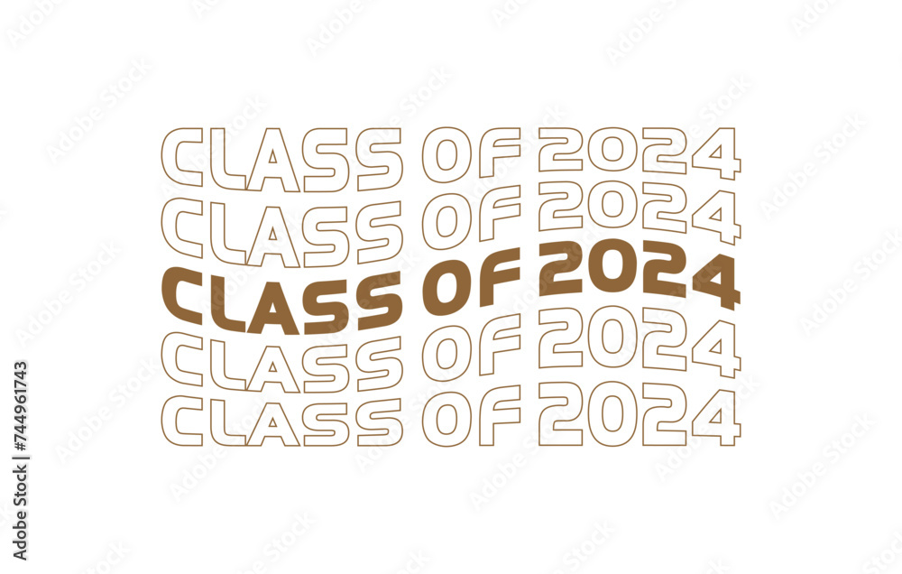 class of 2024 text effect white background class of 2024 text effect white background