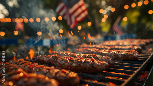 Independence Day BBQ Bash: Delicious Cookout Celebration, Generative AI