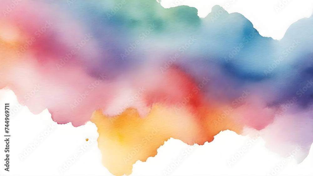 Obraz premium abstract watercolor texture background Generative AI