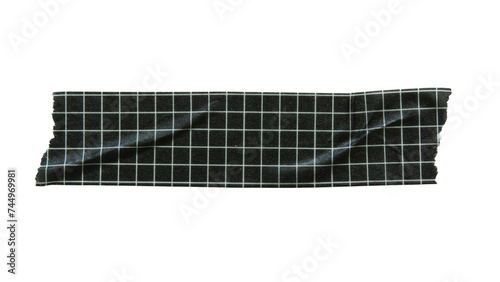 Black tape with grid pattern photo