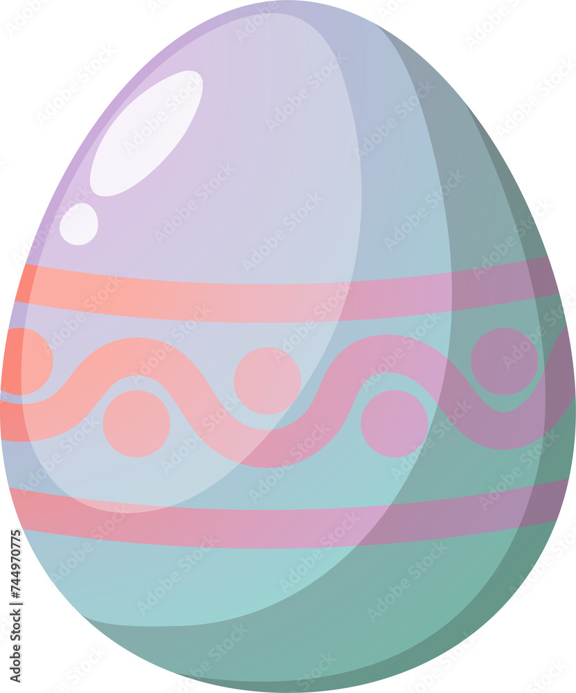 Happy Easter Day with Easter egg in Spring holiday Happy Easter Day with Easter egg in Spring holiday