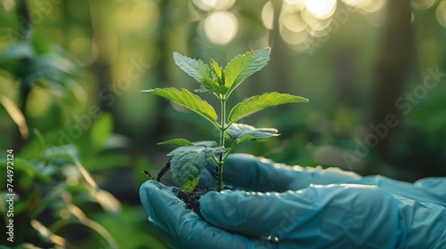 Bioengineered plants providing renewable resources for industries photo