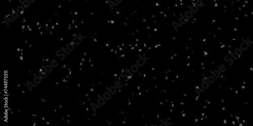 Wall terrazzo texture block and Gery stone granite black background. Gery marble  matt surface  granite  ivory texture. Snow Vector Elements. Illustration.