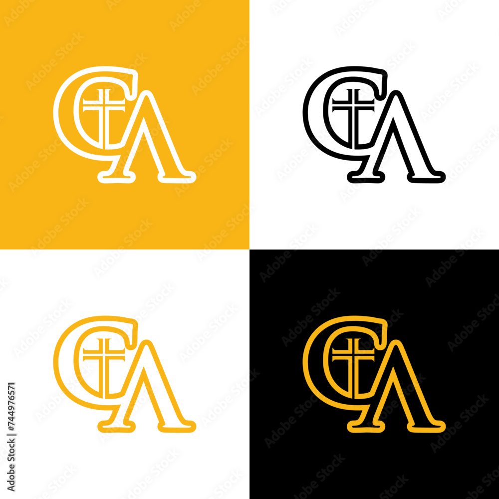 Initial Logo Church Initial Logo Church
