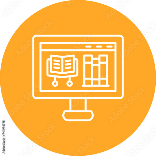 Digital library Icon