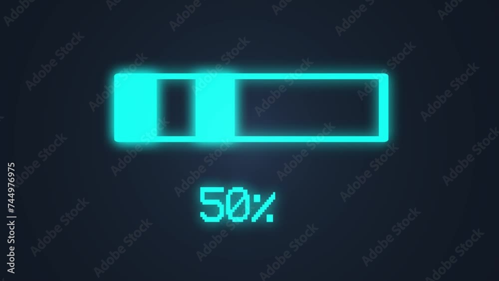 Loading bar with countdown Loading bar with countdown