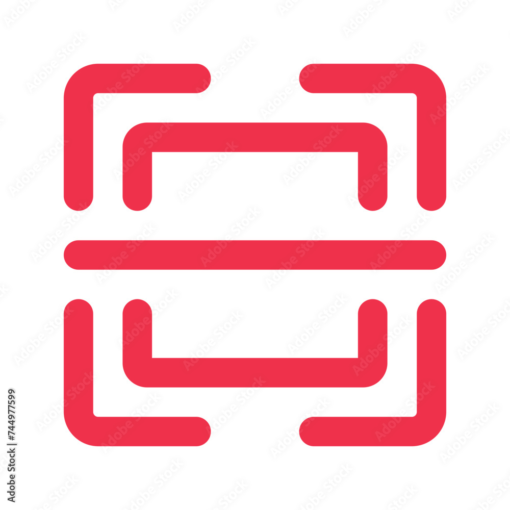 barcode scanner outline fill icon barcode scanner outline fill icon