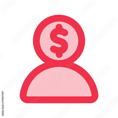 investor outline fill icon