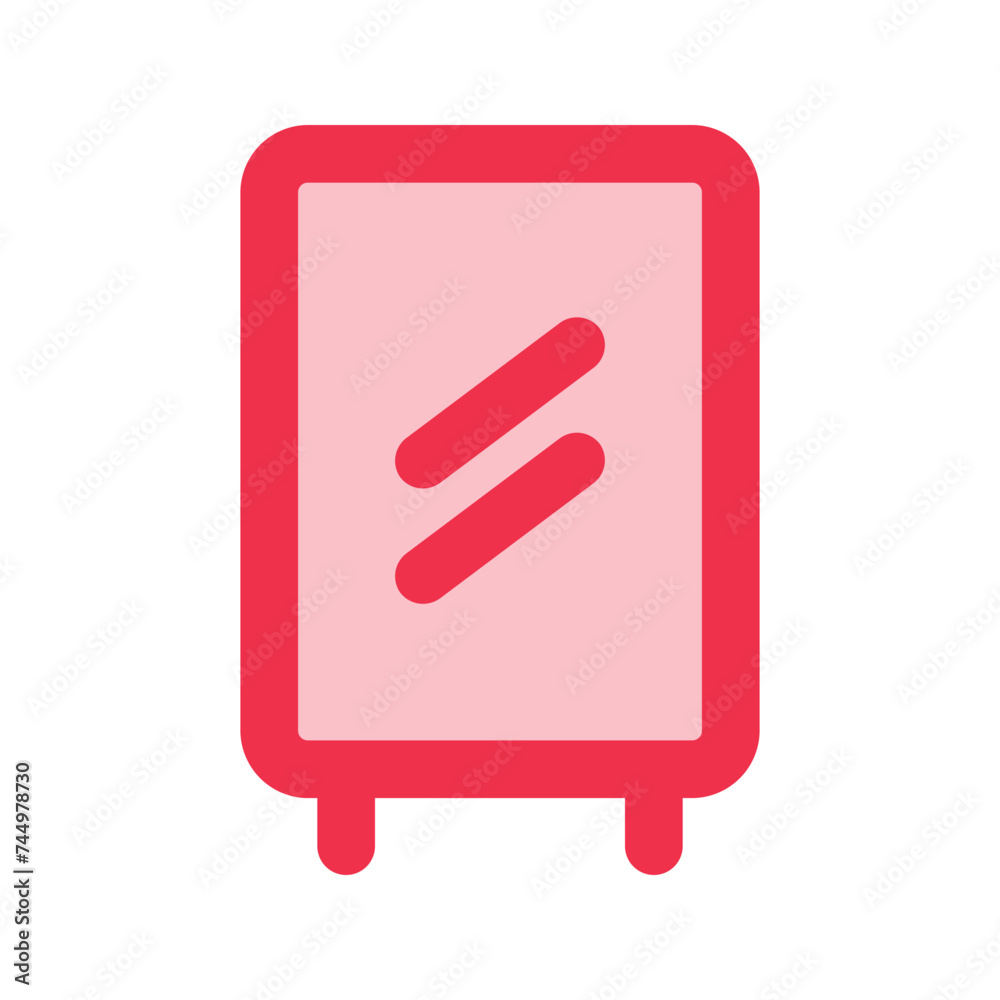 mirror outline fill icon