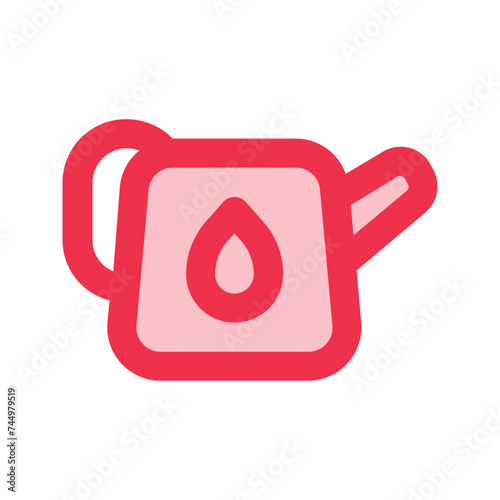 watering can outline fill icon