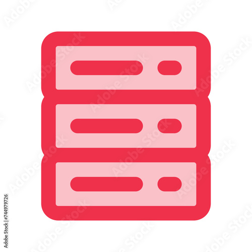 database outline fill icon