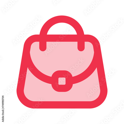 handbag outline fill icon