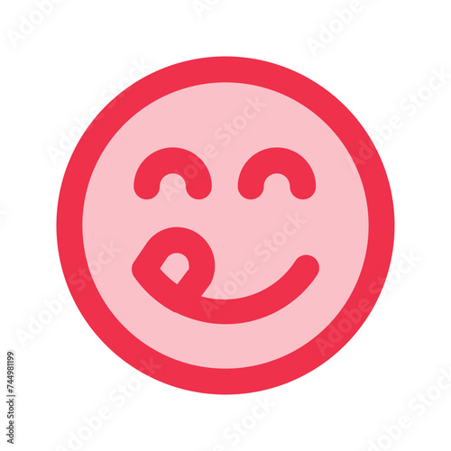 yummy outline fill icon