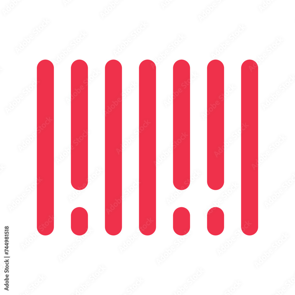barcode outline fill icon barcode outline fill icon