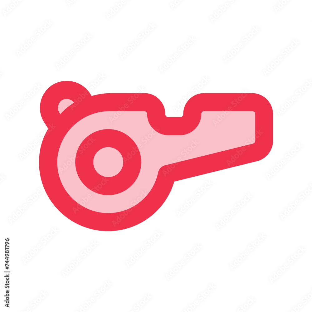 whistle outline fill icon