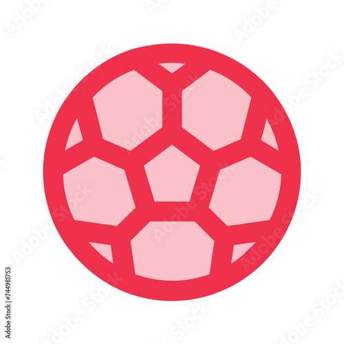 soccer ball outline fill icon