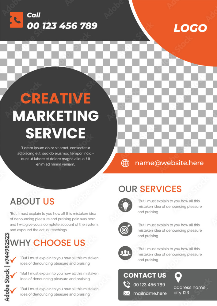 Modern Unique Flyer Design Modern Unique Flyer Design