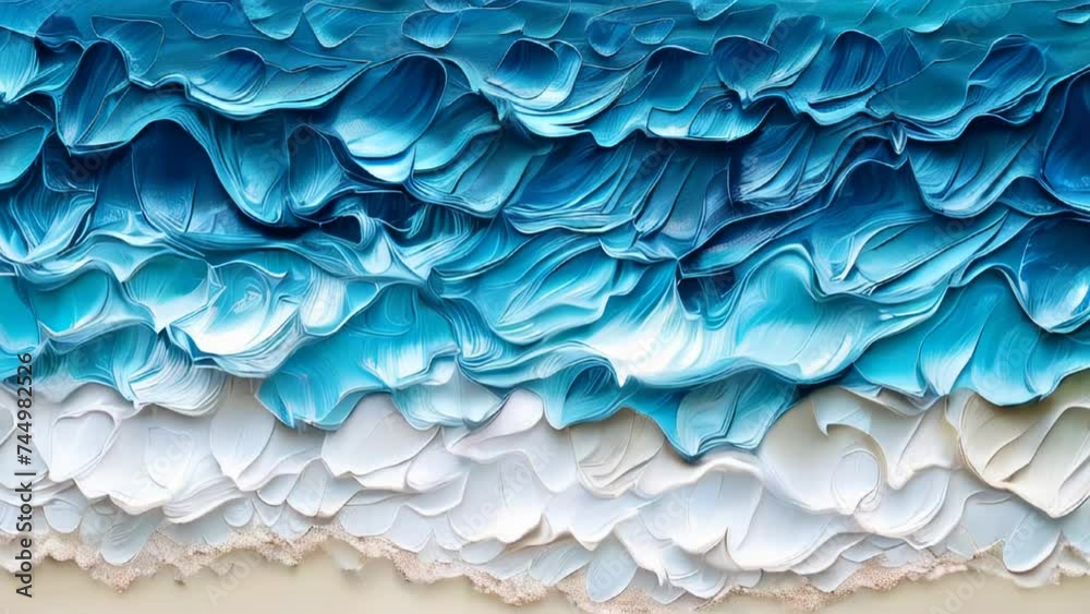 An abstract texture of undulating layers of blue and white, evoking the beauty of nature through artistic expression.
An abstract texture of undulating layers of blue and white, evoking the beauty of nature through artistic expression.